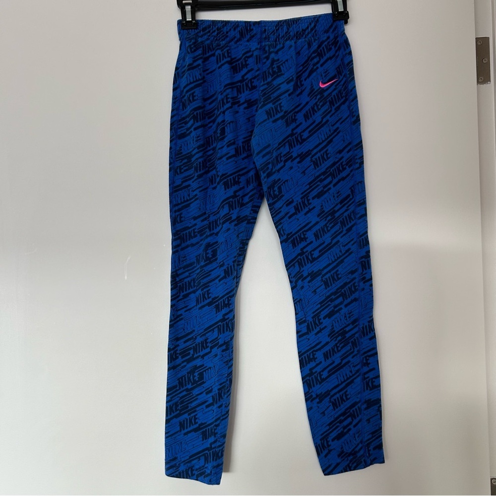 Nike Girls Logo Print Leggings
